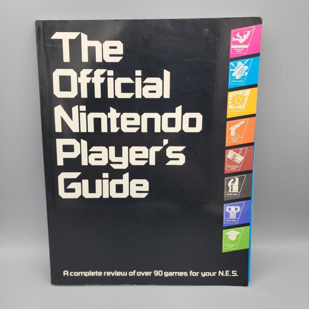 The Official Nintendo Player's Guide NES 1987 Vintage Nintendo SOME Stickers